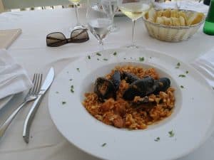 sea food risotto