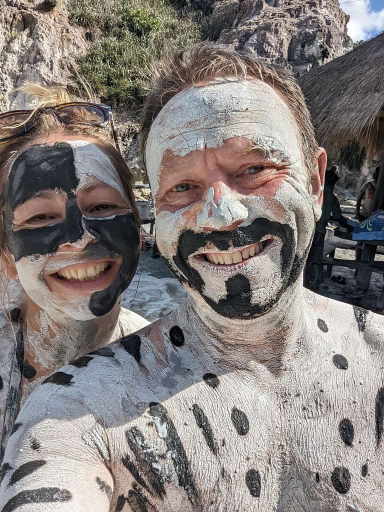 Caribbean Cruise with TUI - Nov/Dec 2022 - The 40% Diesel Fail 51 volcanic mud painting
